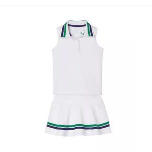 Girl's Classic Prep Tennis Skirt and Sleeveless Shirt - Size 6/7